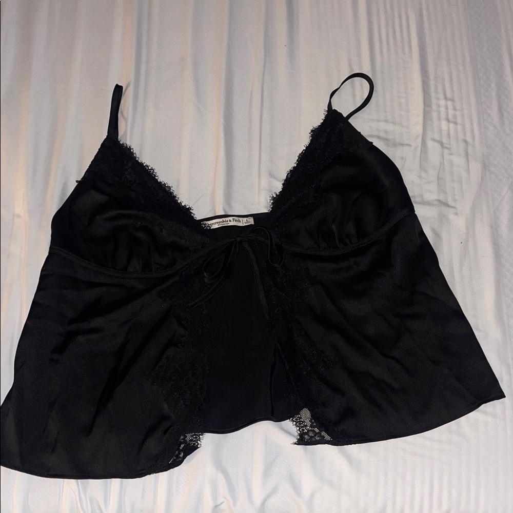 Abercrombie & Fitch Satin Lace Tank top